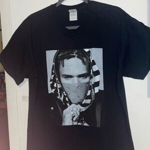 CHRIS BROWN Black T-Shirt - Size Large